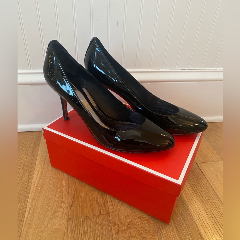 Coach black patent leather heels. Women’s size 11